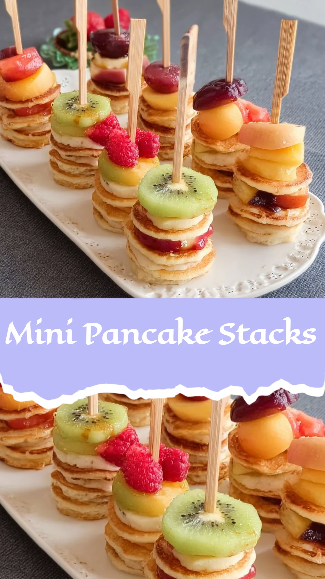 Mini Pancake Stacks