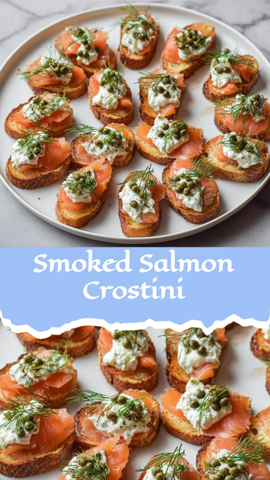 Smoked Salmon Crostini