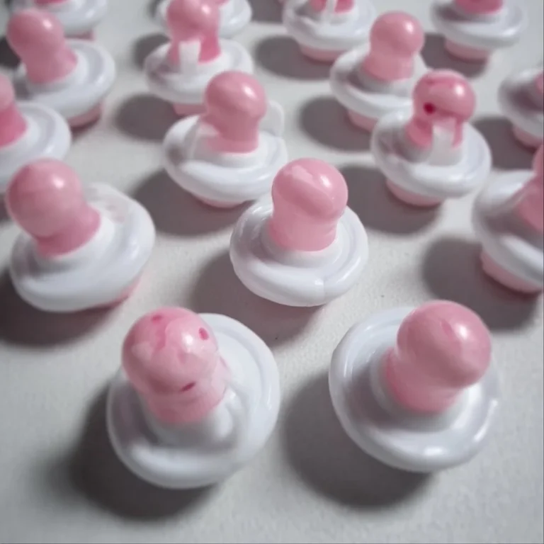 Colorful baby pacifiers designed as charming shower favors for celebrations.